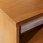 Mobile TV Middlebrook Alby in legno massello, 70 pollici, stile metà secolo