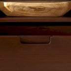 Mobile TV Middlebrook Alby in legno massello, 70 pollici, stile metà secolo