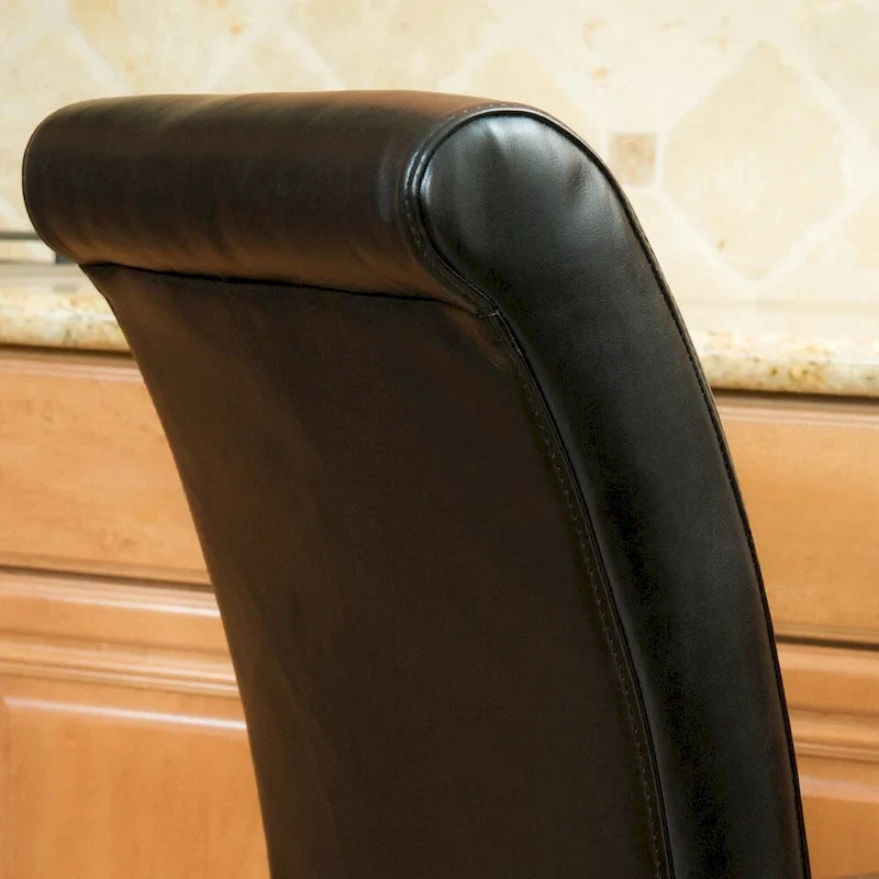Sgabello da bancone in pelle Lisette da 41 pollici (set da 2) di