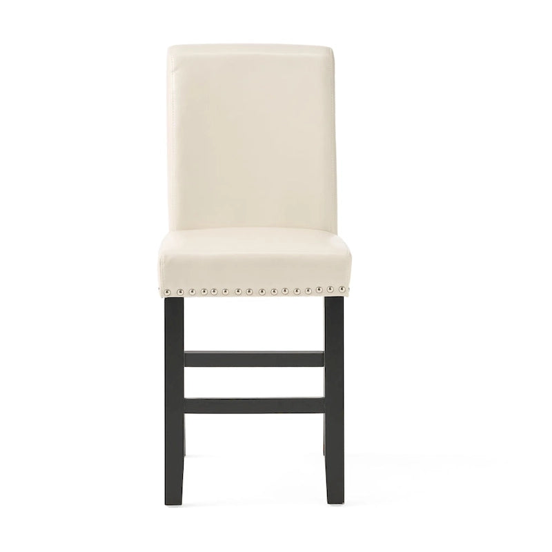 Sgabello da bancone in pelle Lisette da 41 pollici (set da 2) di