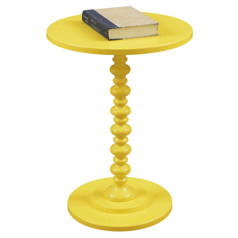 Tavolino rotondo con gambe tornite Palm Beach