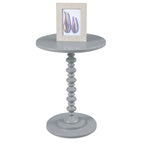Tavolino rotondo con gambe tornite Palm Beach