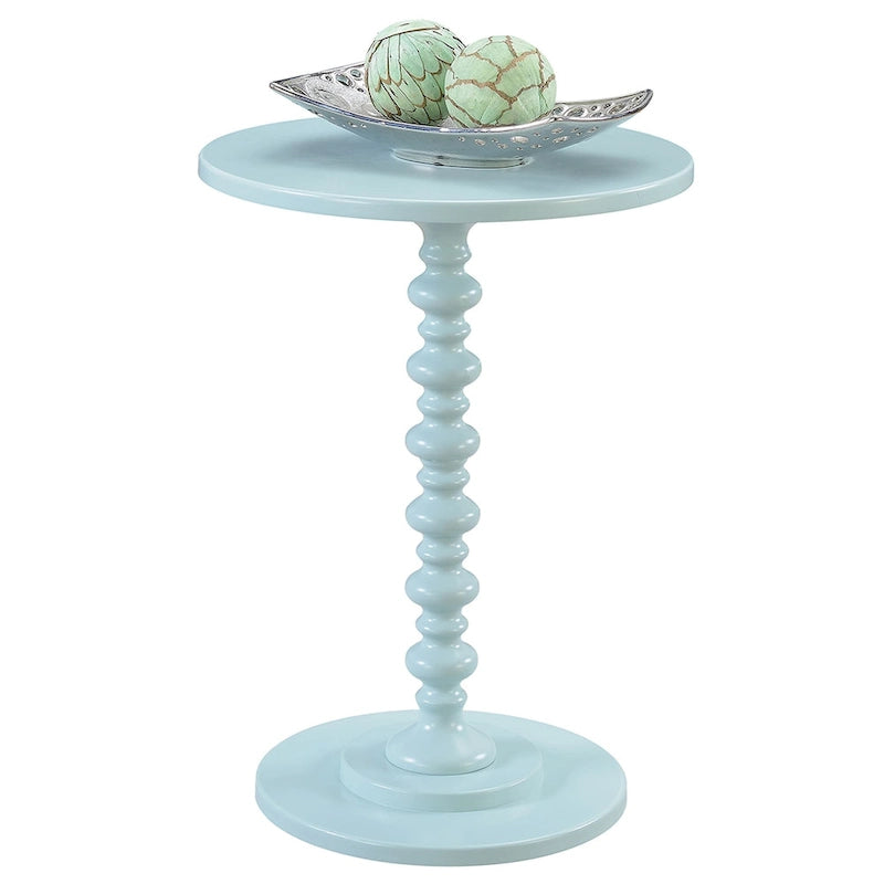 Tavolino rotondo con gambe tornite Palm Beach