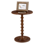 Tavolino rotondo con gambe tornite Palm Beach