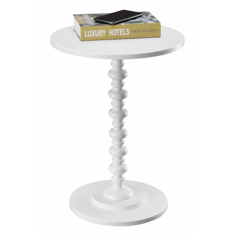 Tavolino rotondo con gambe tornite Palm Beach