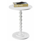 Tavolino rotondo con gambe tornite Palm Beach