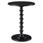 Tavolino rotondo con gambe tornite Palm Beach
