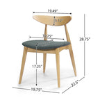 Sedie da pranzo Barron Mid-Century Modern (Set di 2) di - 22,50 L x 19,75 P x 28,75 A