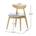 Sedie da pranzo Barron Mid-Century Modern (Set di 2) di - 22,50 L x 19,75 P x 28,75 A