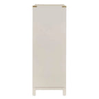 Cassettiera a 5 cassetti Kedric con accenti dorati di