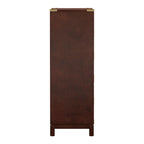 Cassettiera a 5 cassetti Kedric con accenti dorati di