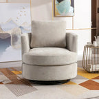 Sedia girevole a botte moderna imbottita (set da 2)