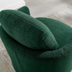 Sedia girevole a botte moderna imbottita (set da 2)