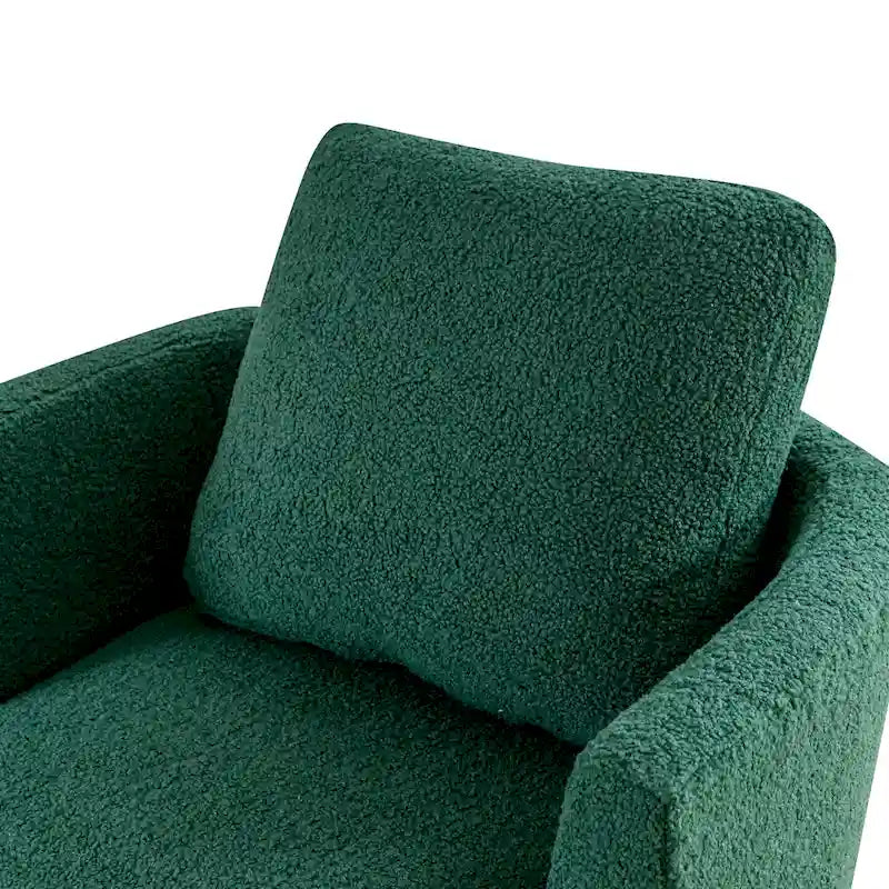 Sedia girevole a botte moderna imbottita (set da 2)