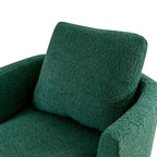 Sedia girevole a botte moderna imbottita (set da 2)