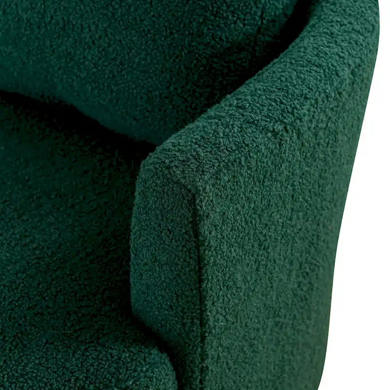 Sedia girevole a botte moderna imbottita (set da 2)