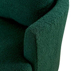 Sedia girevole a botte moderna imbottita (set da 2)