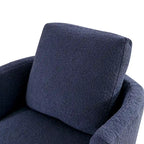 Sedia girevole a botte moderna imbottita (set da 2)