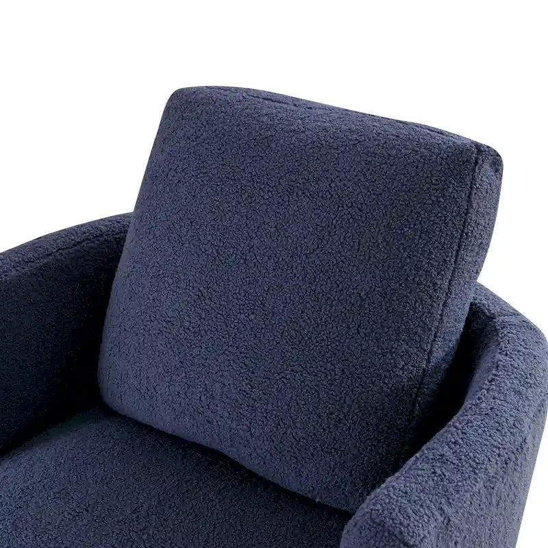 Sedia girevole a botte moderna imbottita (set da 2)