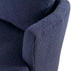 Sedia girevole a botte moderna imbottita (set da 2)