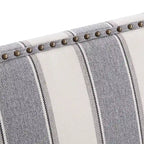 Poltrone reclinabili con borchie, set da 2