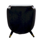 Set di 2 sedie da pranzo moderne imbottite in pelle PU