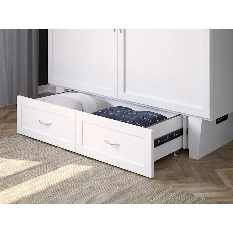 Mobile letto a scomparsa Monroe Queen con materasso e caricatore integrato