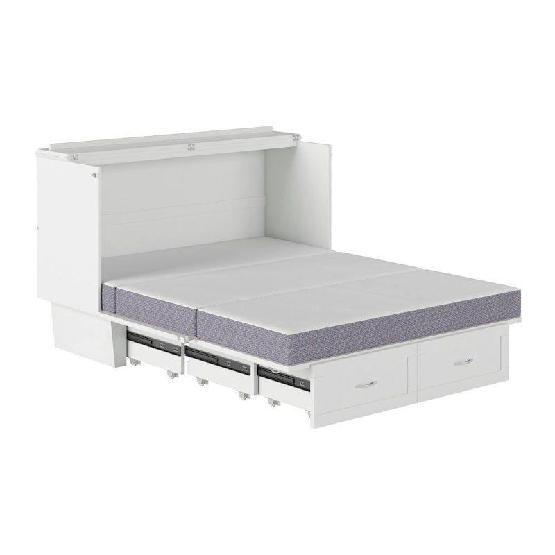 Mobile letto a scomparsa Monroe Queen con materasso e caricatore integrato