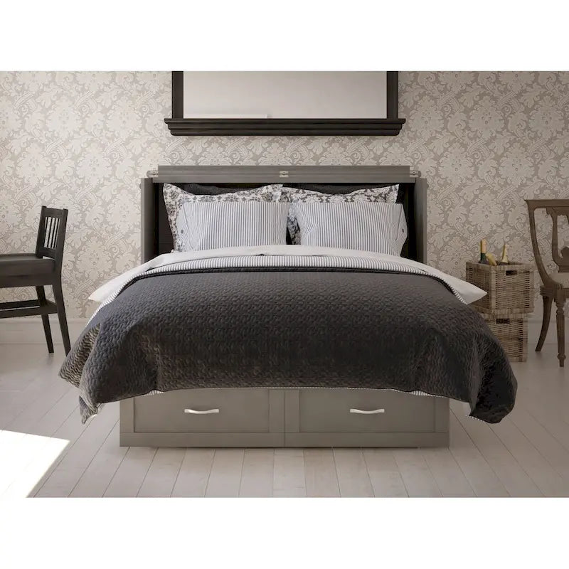 Mobile letto a scomparsa Monroe Queen con materasso e caricatore integrato