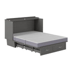 Mobile letto a scomparsa Monroe Queen con materasso e caricatore integrato