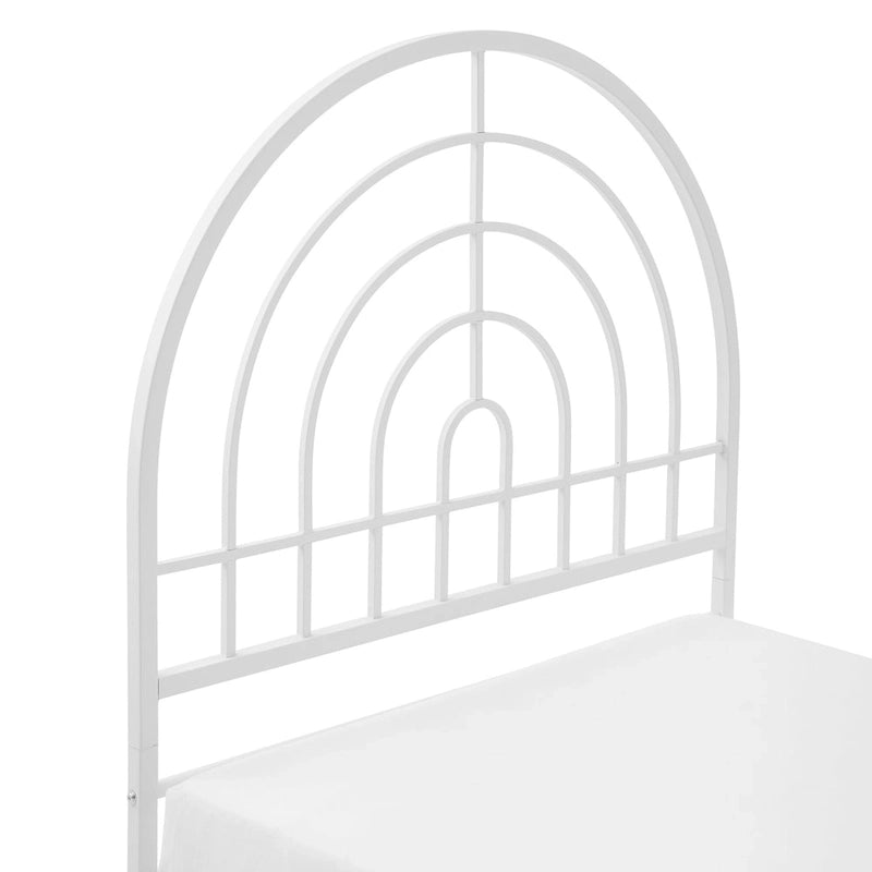 Struttura letto matrimoniale ad arco moderna in metallo