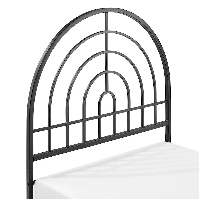 Struttura letto matrimoniale ad arco moderna in metallo