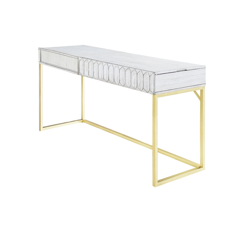 Scrivania rialzabile in metallo Bird Modern da 57 pollici di