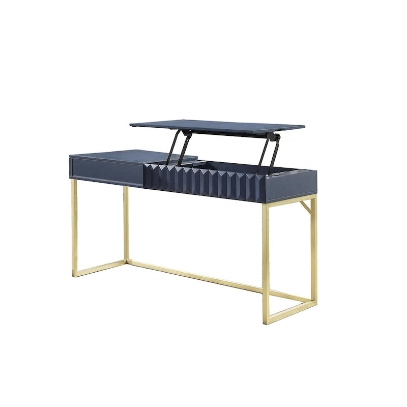 Scrivania rialzabile in metallo Bird Modern da 57 pollici di