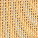 70 Armadio a Due Ante in Rattan con Cassetti e Asta Appendiabiti