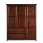 Armadio Shaker in legno a 3 ante - 60x72x22
