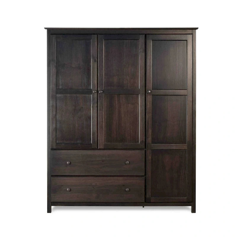 Armadio Shaker in legno a 3 ante - 60x72x22