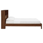 Letto matrimoniale Malins Bookcase Platform con USB di