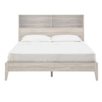 Letto matrimoniale Malins Bookcase Platform con USB di