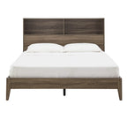 Letto matrimoniale Malins Bookcase Platform con USB di
