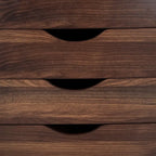 Classificatori da Ufficio Classificatori in Legno per Ufficio Domestico Classificatore Laterale Mobile Cassettiera Portaoggetti - Grigio