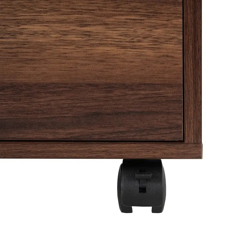 Classificatori da Ufficio Classificatori in Legno per Ufficio Domestico Classificatore Laterale Mobile Cassettiera Portaoggetti - Grigio