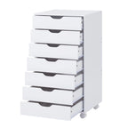 Classificatori da Ufficio Classificatori in Legno per Ufficio Domestico Classificatore Laterale Mobile Cassettiera Portaoggetti - Grigio