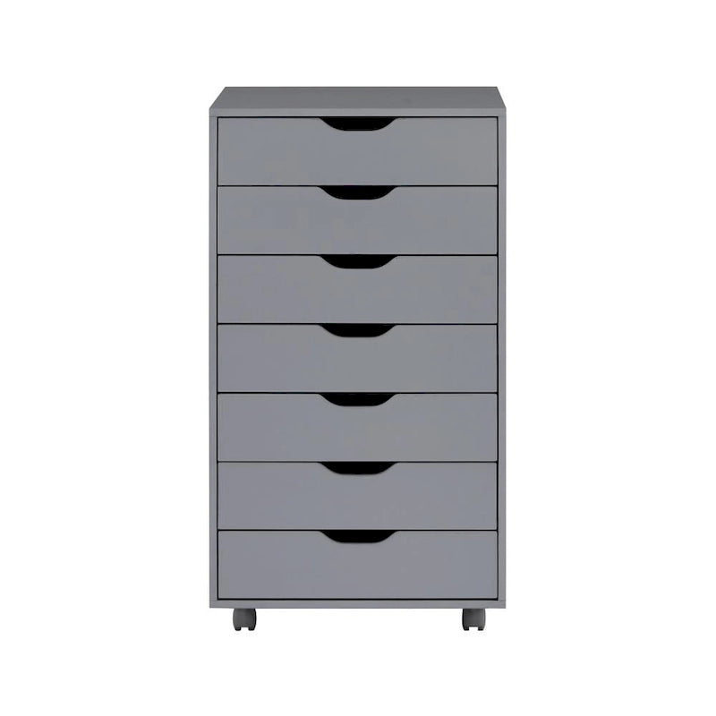 Classificatori da Ufficio Classificatori in Legno per Ufficio Domestico Classificatore Laterale Mobile Cassettiera Portaoggetti - Grigio