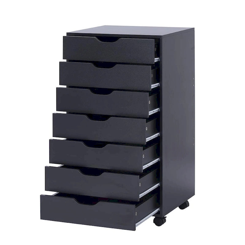 Classificatori da Ufficio Classificatori in Legno per Ufficio Domestico Classificatore Laterale Mobile Cassettiera Portaoggetti - Grigio