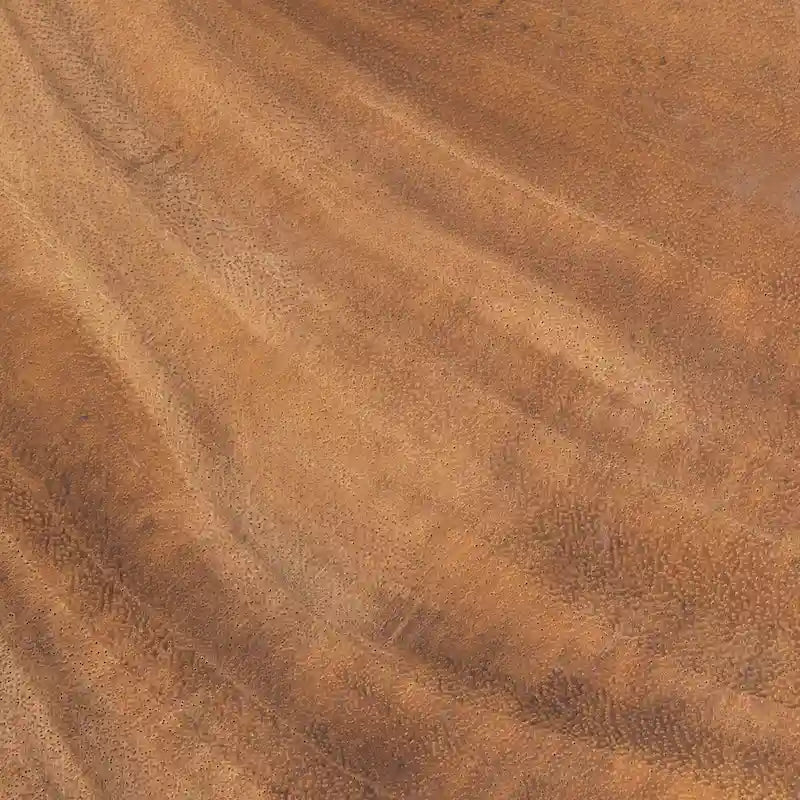 Tavolino con struttura in rattan e piano in legno massello di