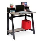 Avenue A - Scrivania per computer in legno a forma di A, dal design semplice