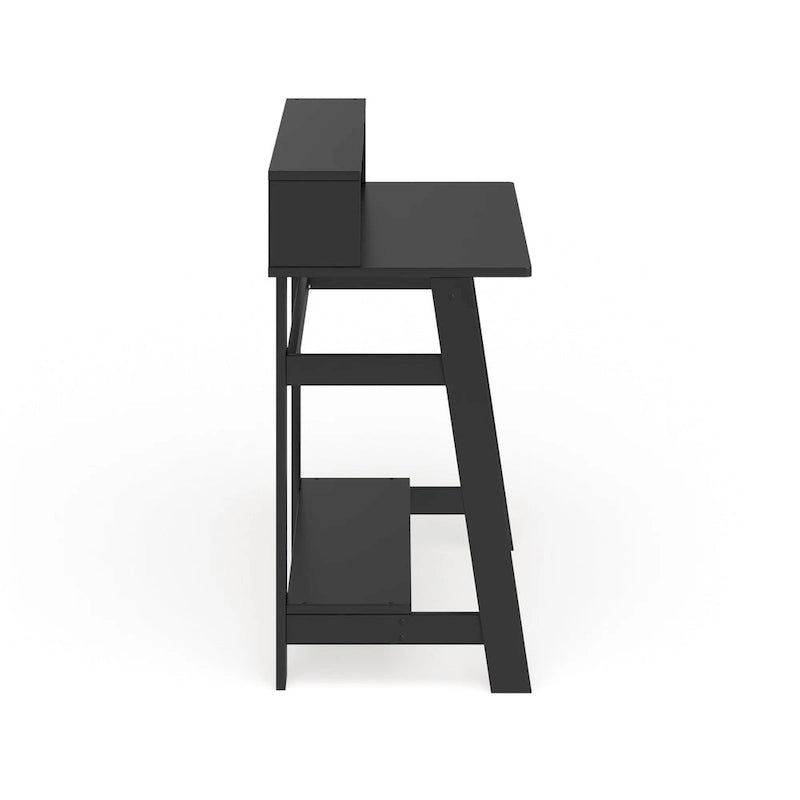 Avenue A - Scrivania per computer in legno a forma di A, dal design semplice