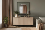 Alexander Fluted Sideboard Cabinet Buffet - 62