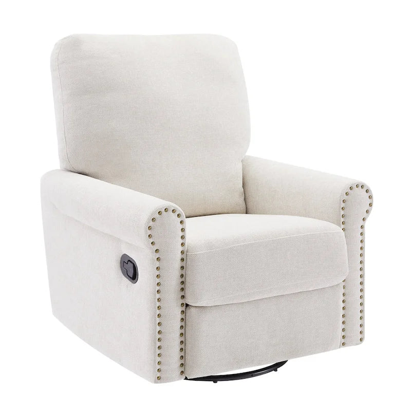 Poltrona reclinabile manuale girevole a 360 gradi Heido con funzione relax